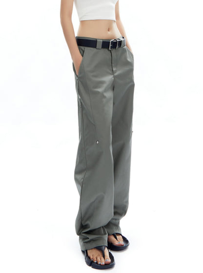 American Retro Low-Rise Cargo Pants