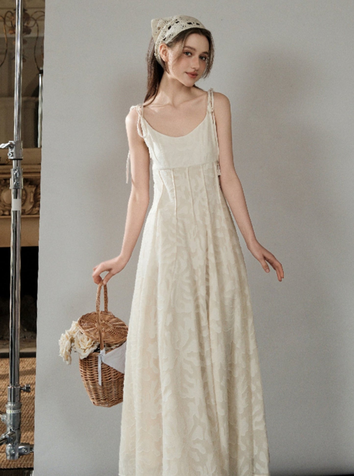 Elegant White Slip Dress