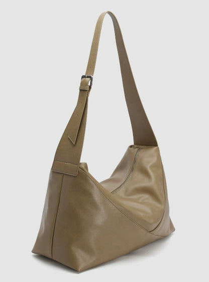 Large Capacity Leather Crossbody Bag