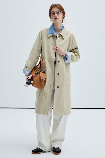 Classic British Silhouette Trench Coat