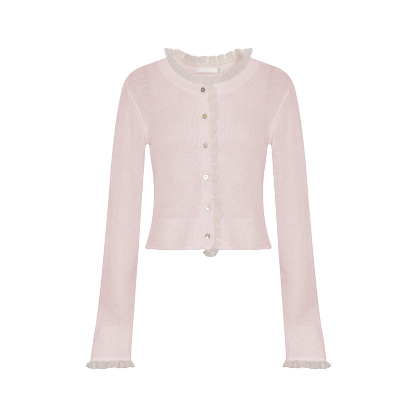 Sheer Organza Mohair Cardigan
