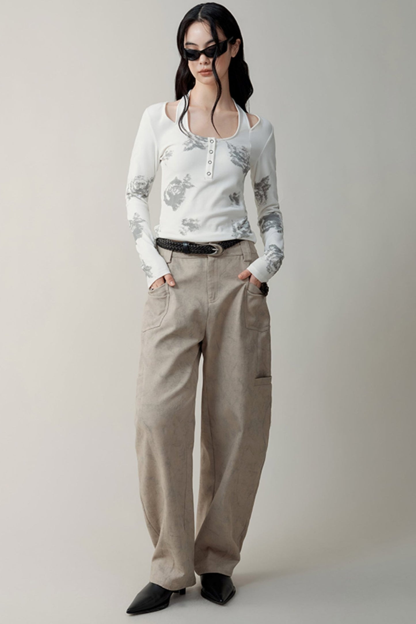 Natural Texture Scimitar Pants