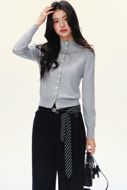 Simple Solid Crewneck Top