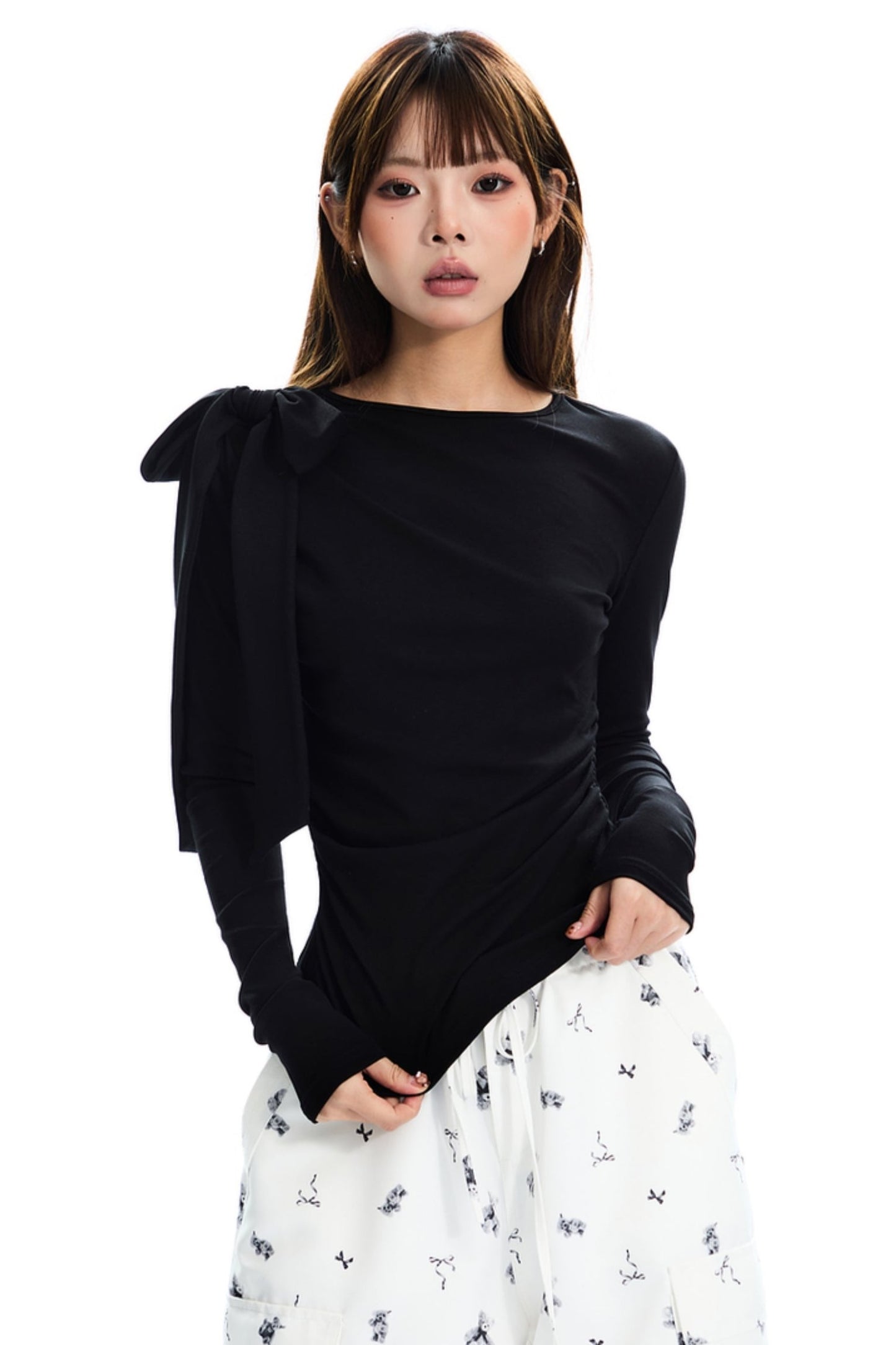 Cozyfit Asymmetric Long-Sleeve Top