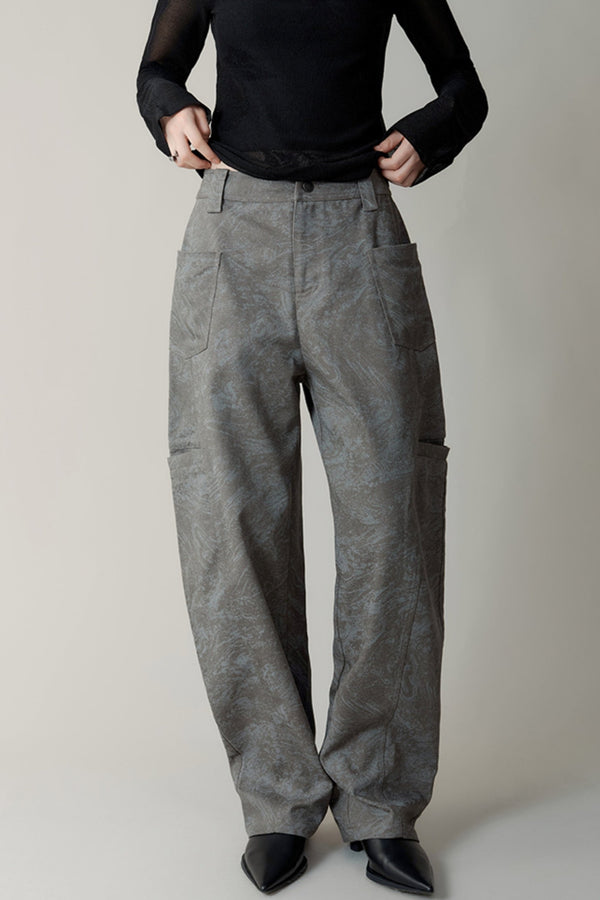 자연 텍스처 시미타르 팬츠 