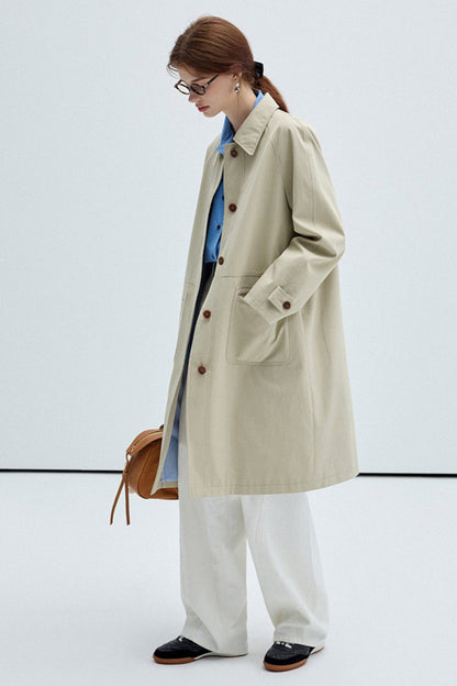 Classic British Silhouette Trench Coat