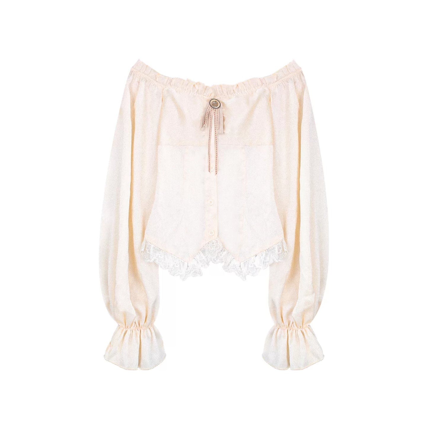Lace Off-Shoulder 3-Piece Set-Up