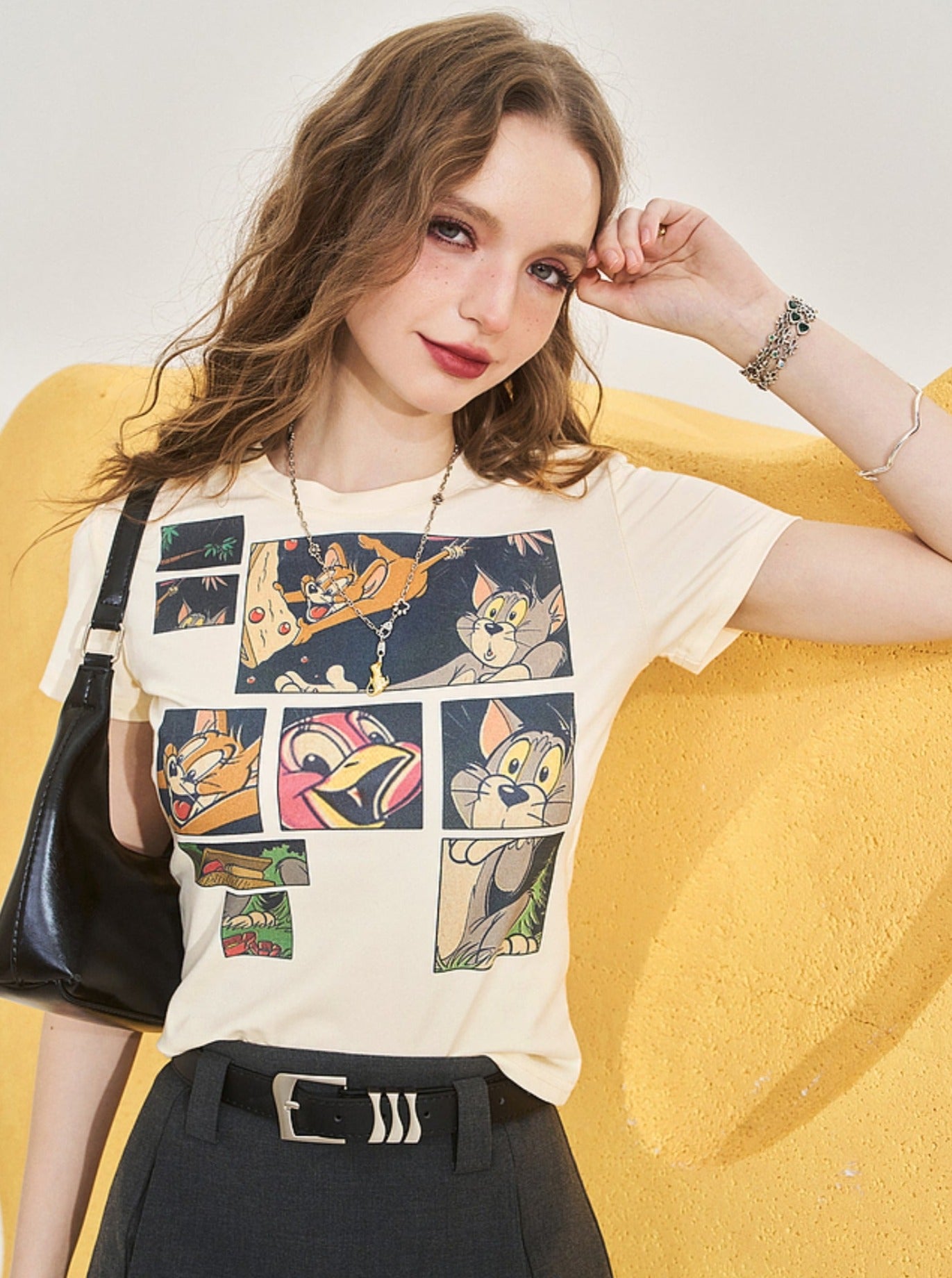 Taschen Retro Slim Crop Top