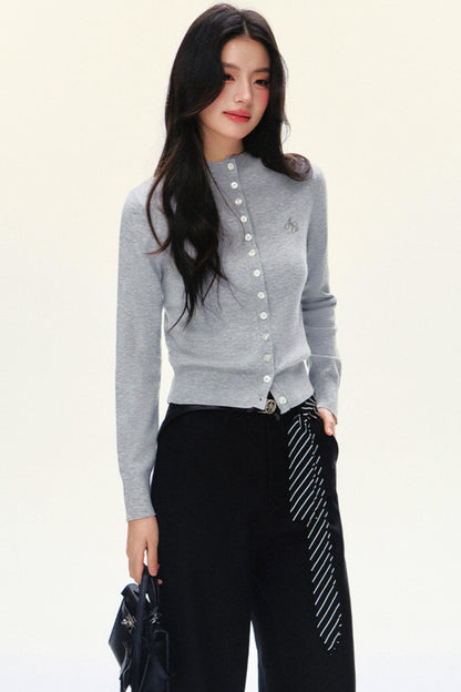 Simple Solid Crewneck Top