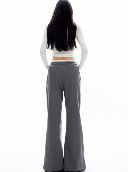 American Campus Stitching Casual Sweat Pants