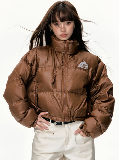 American Retro Brown Shortjacke