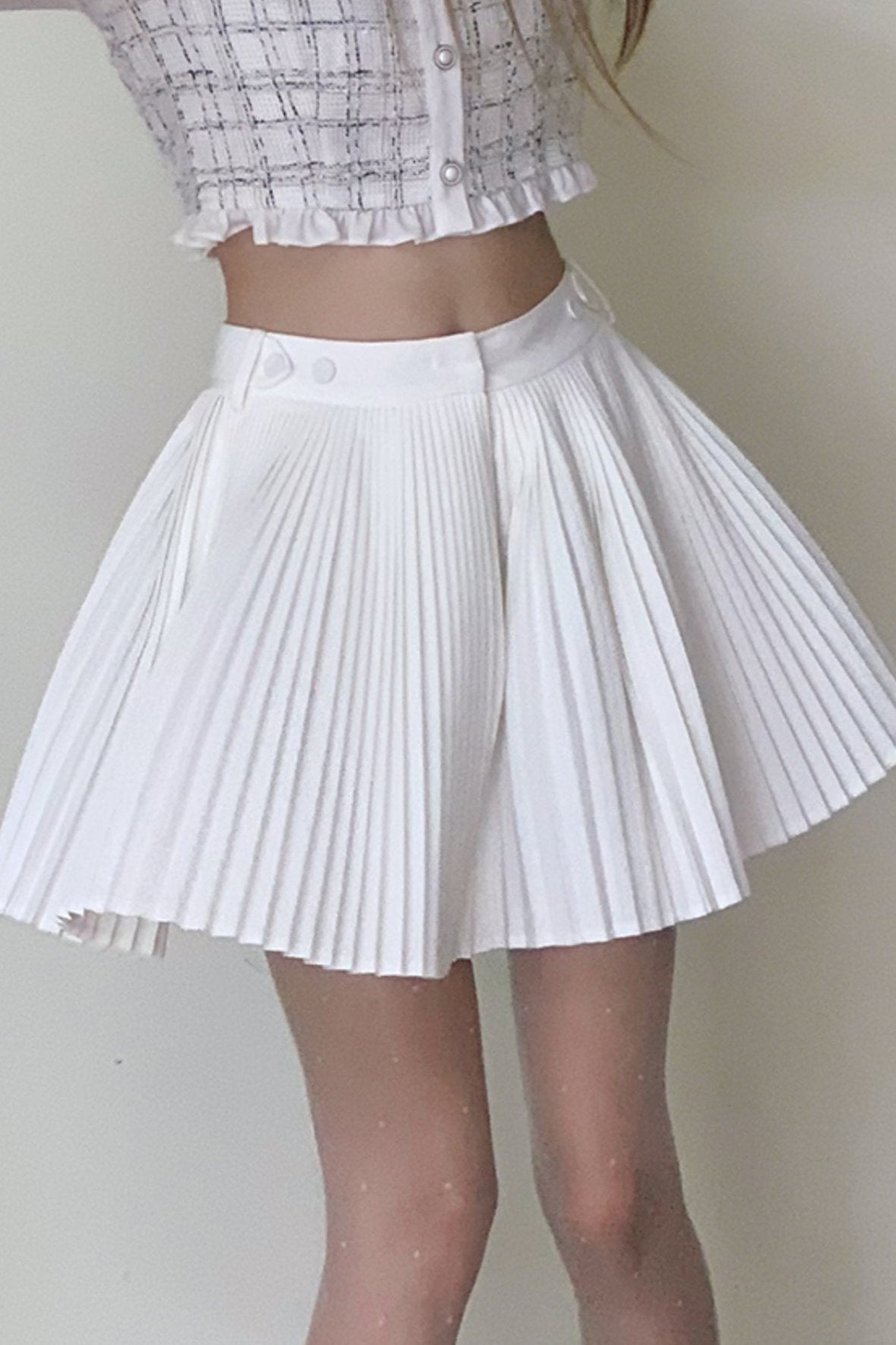 Accordion Pleated Skirt