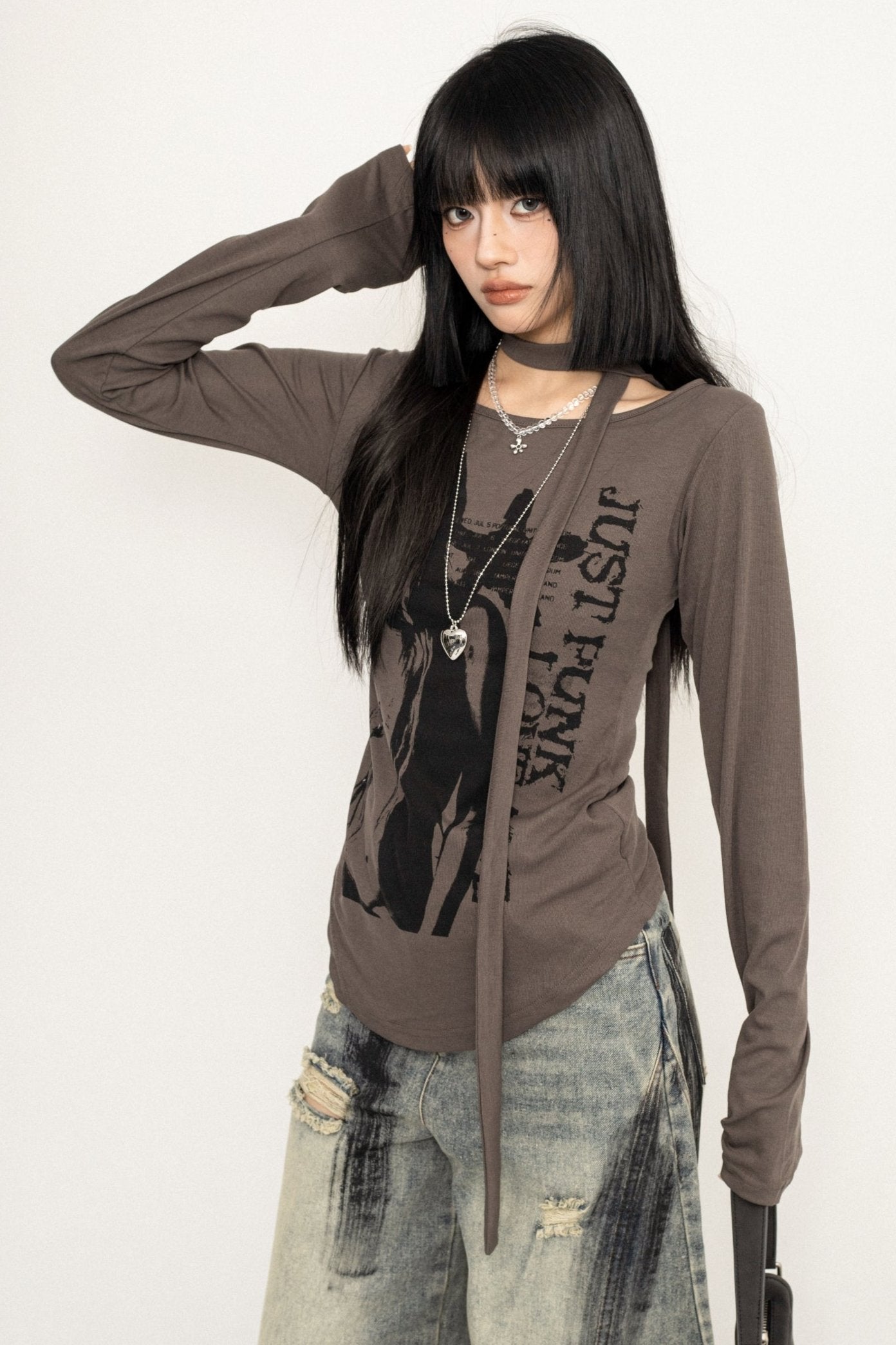 American Babes Slim Long Sleeve Top