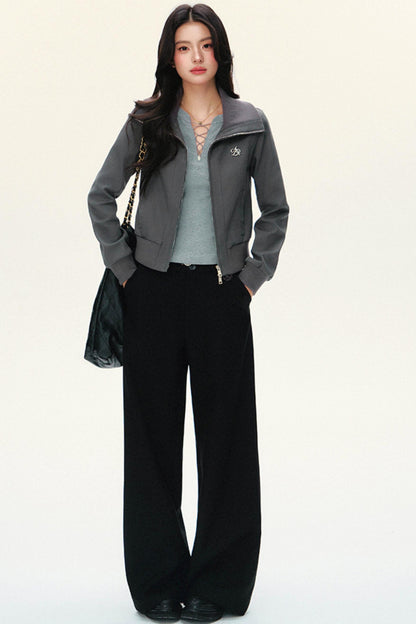 Tailored Wide-Waist Trousers