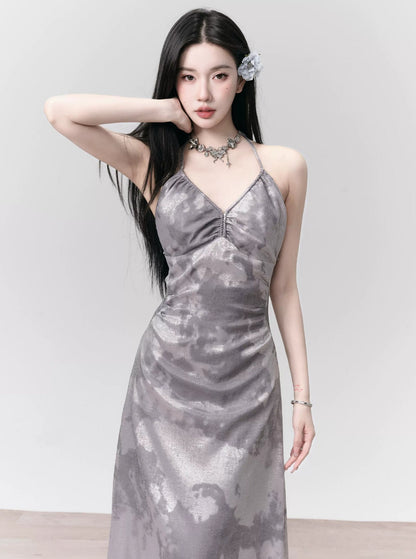 Floating Light Cinched Slip Dress