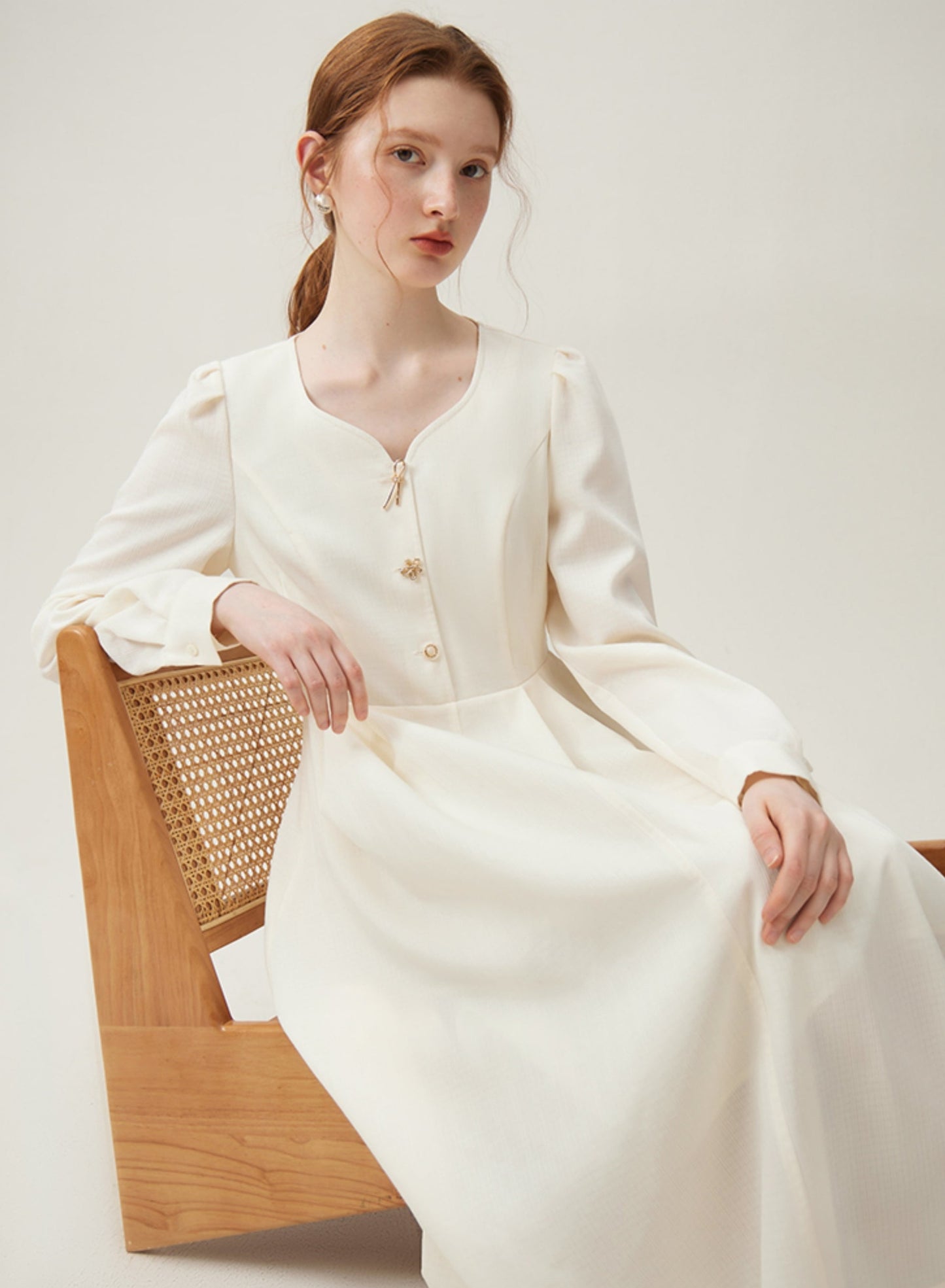 Long Sleeve Formal Interview Dress