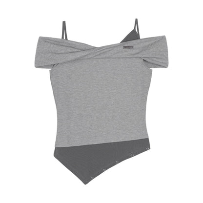 Slimming Gray Tank Top