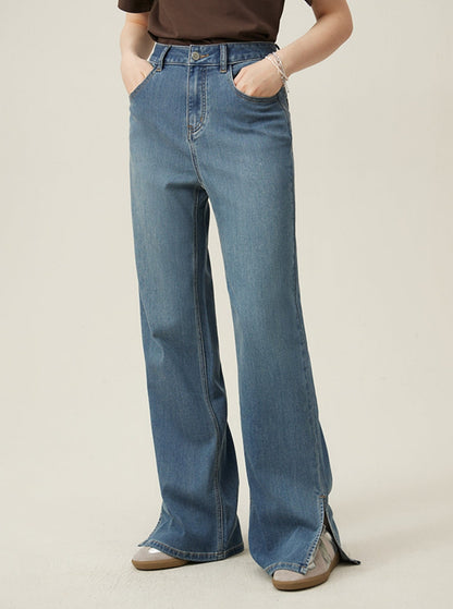 Vintage Versatile Straight Jeans Pants