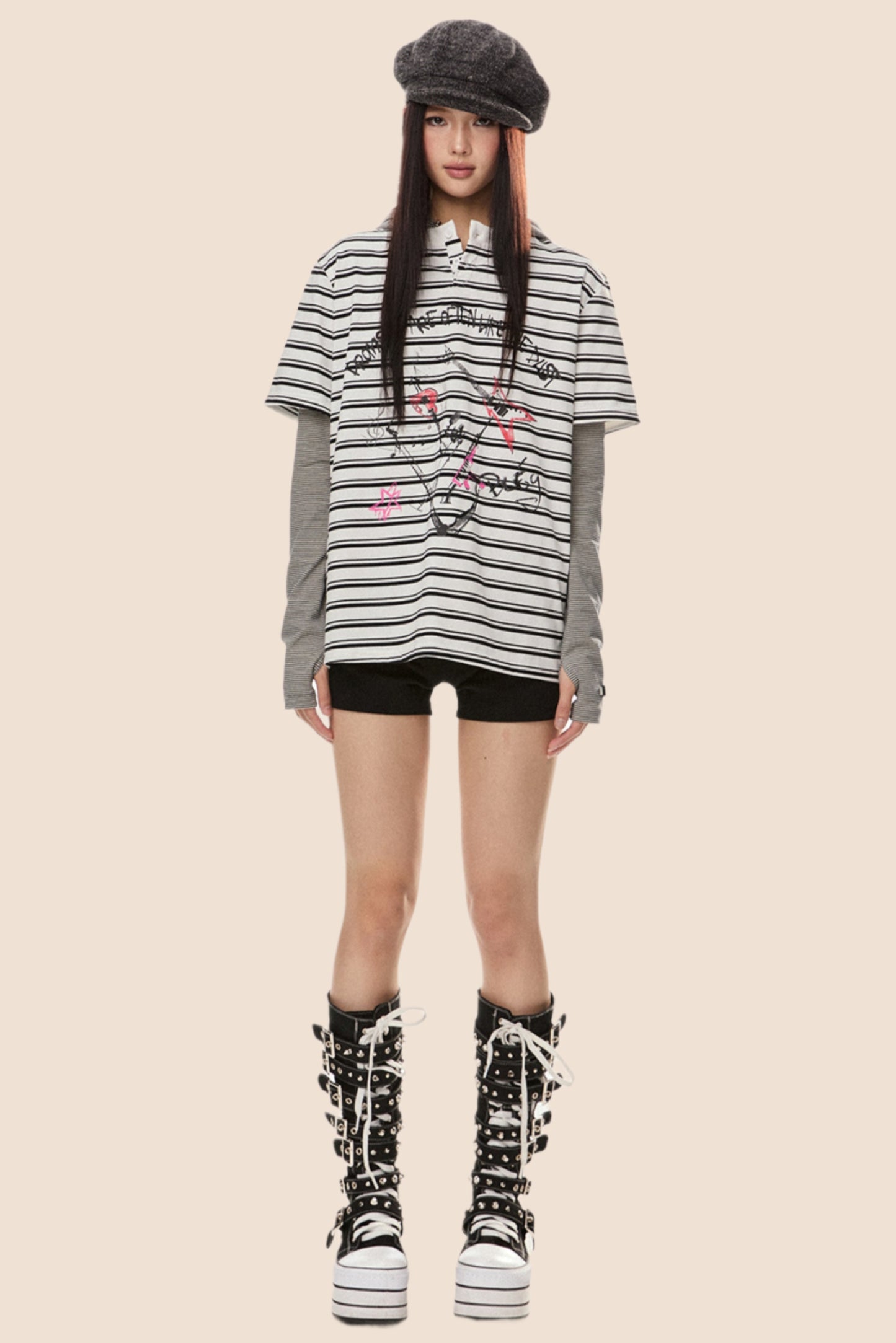 Stripe Loose T Shirt