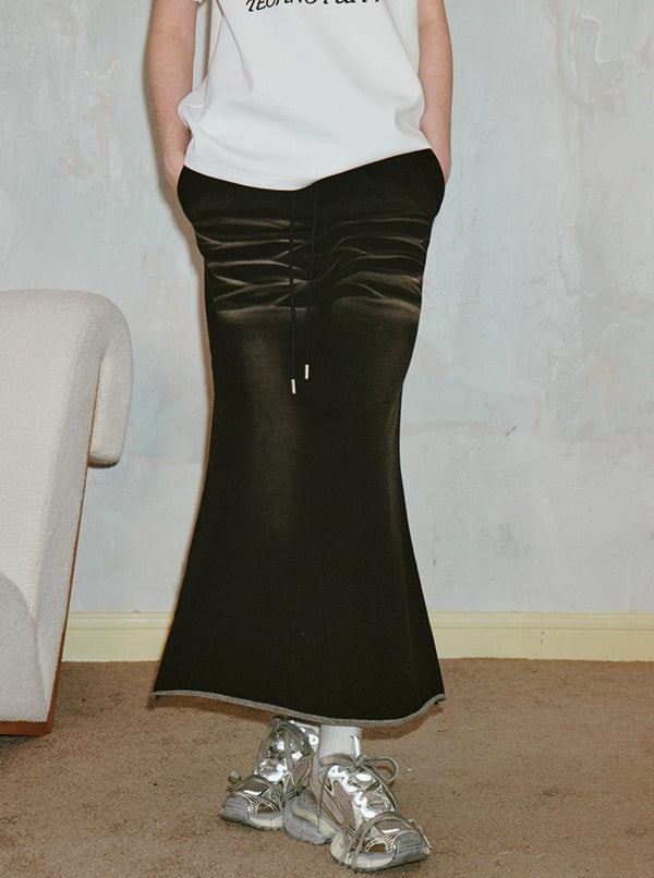 Slim Knitted Fishtail Skirt