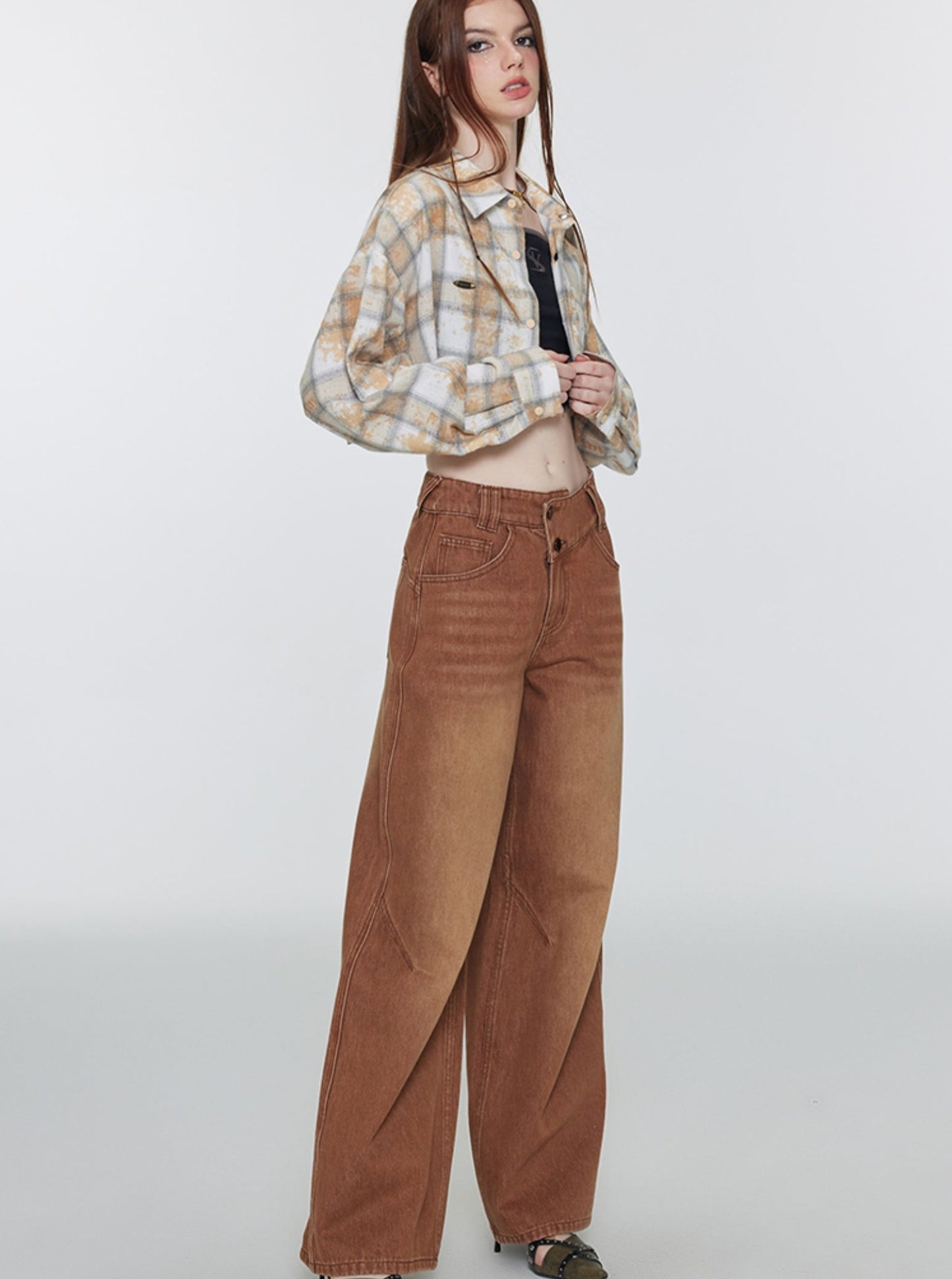 American Retro High Straight Leg Pants