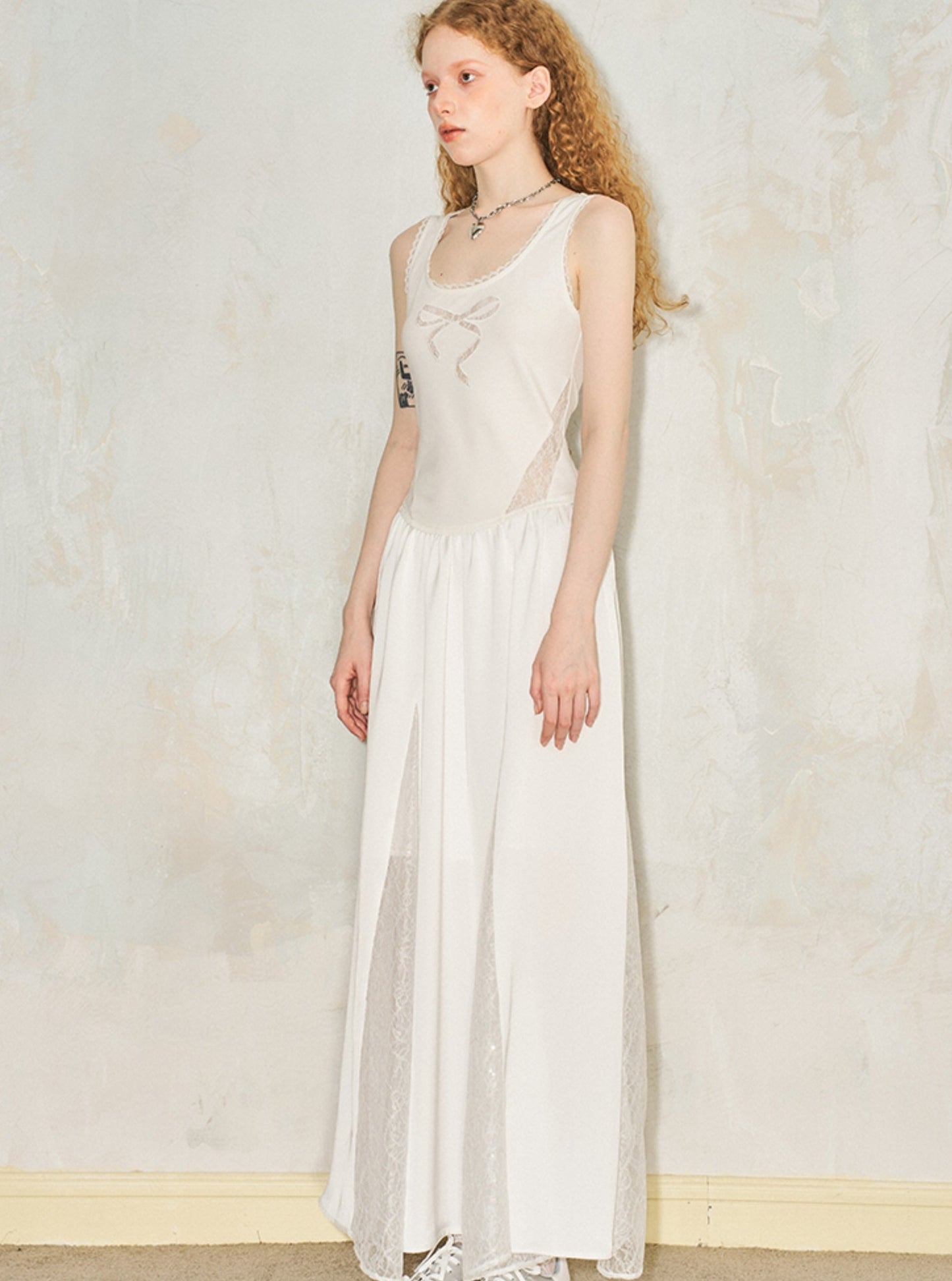 Resort Embroidered Slip Dress