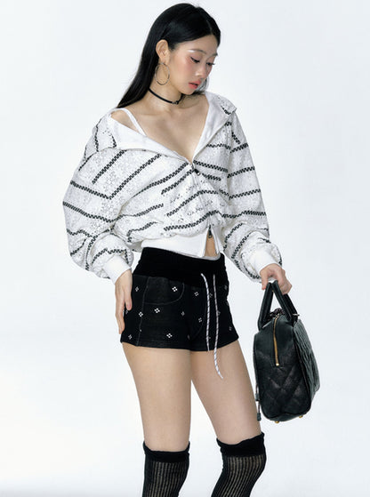 Sensual Texture Short Coat