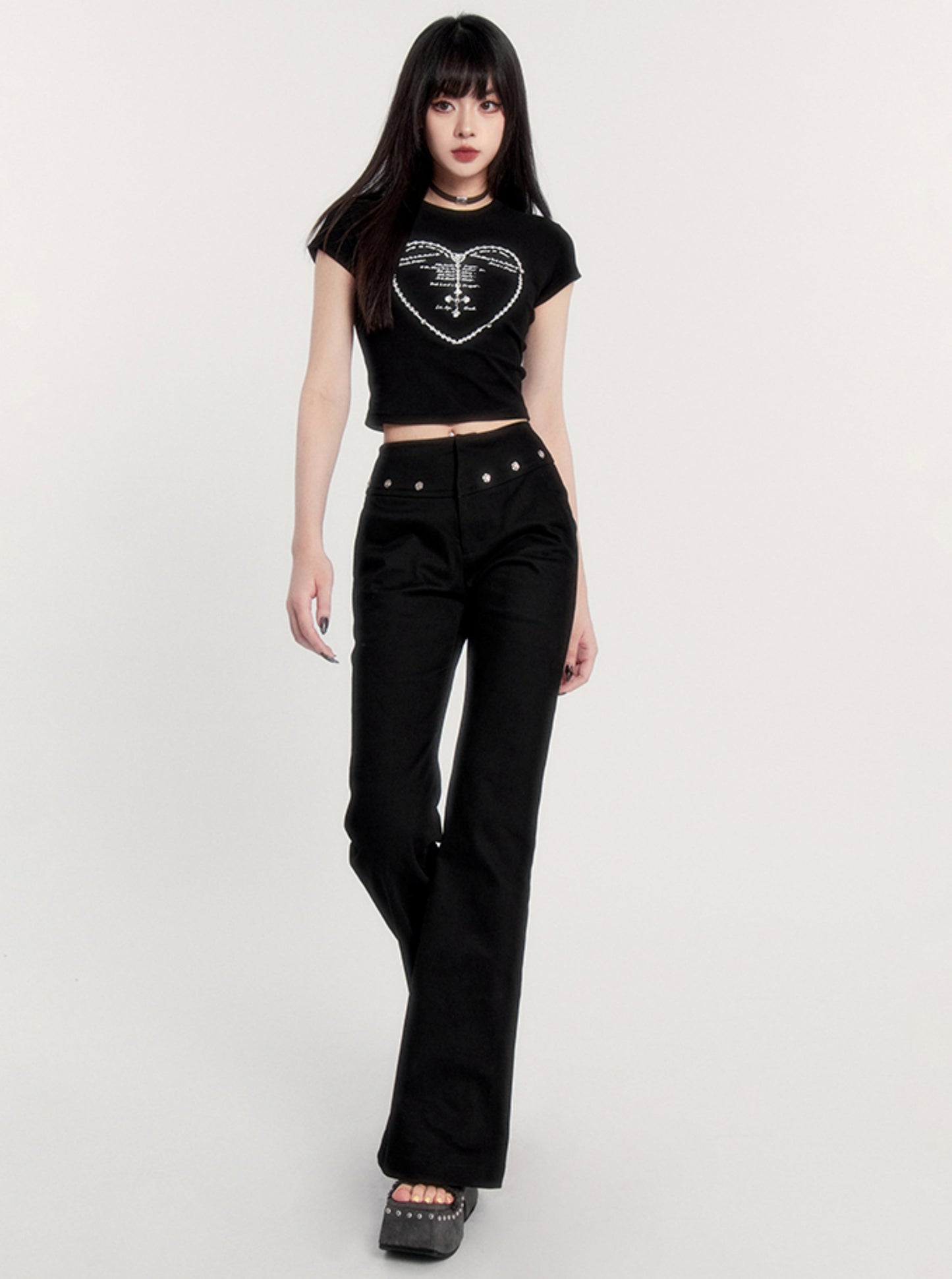 Dark Muse Heart Print T-Shirt