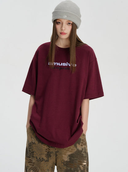 Loose Street Print T-Shirt