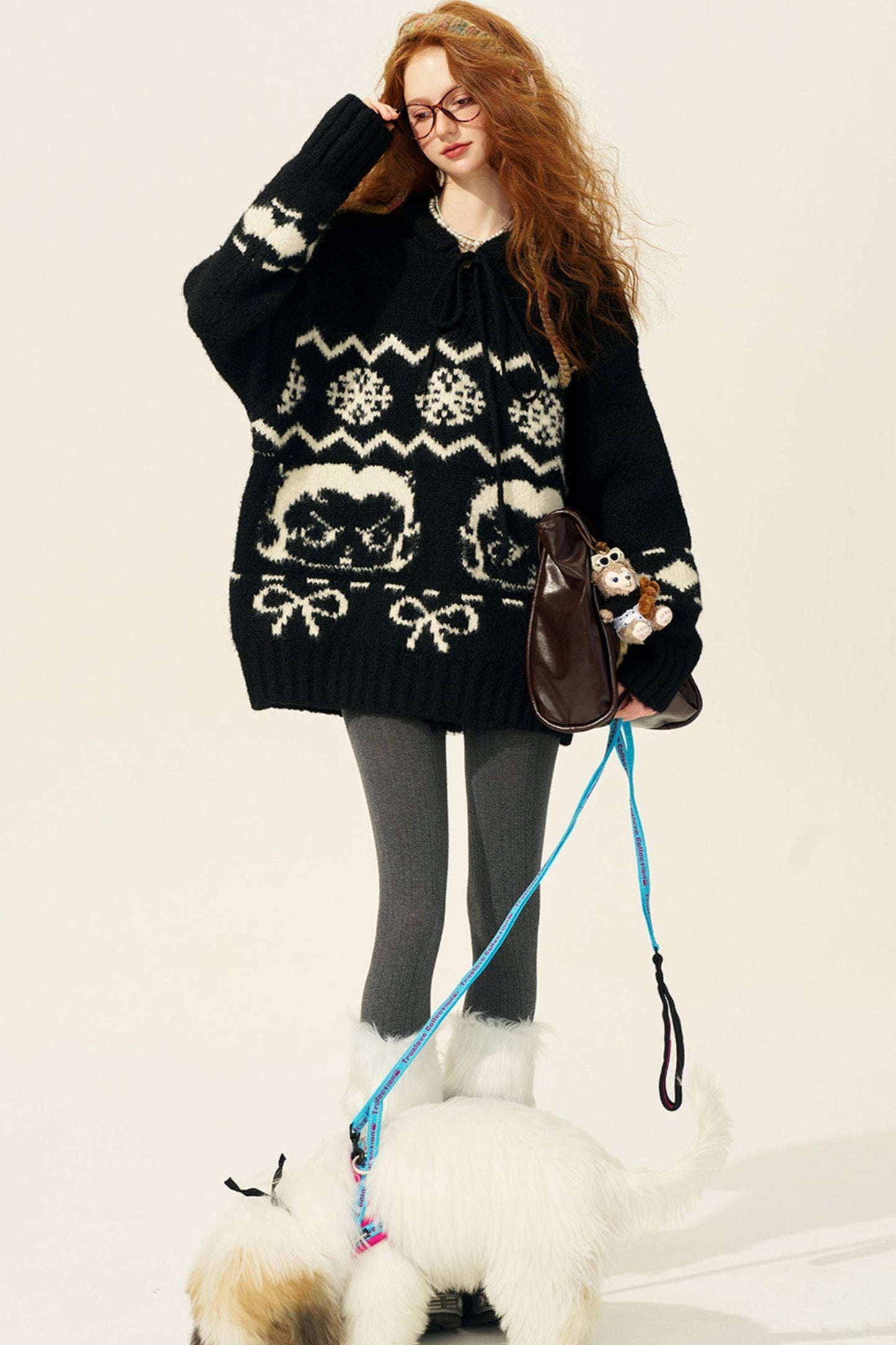 American Retro Loose Knitted Sweater