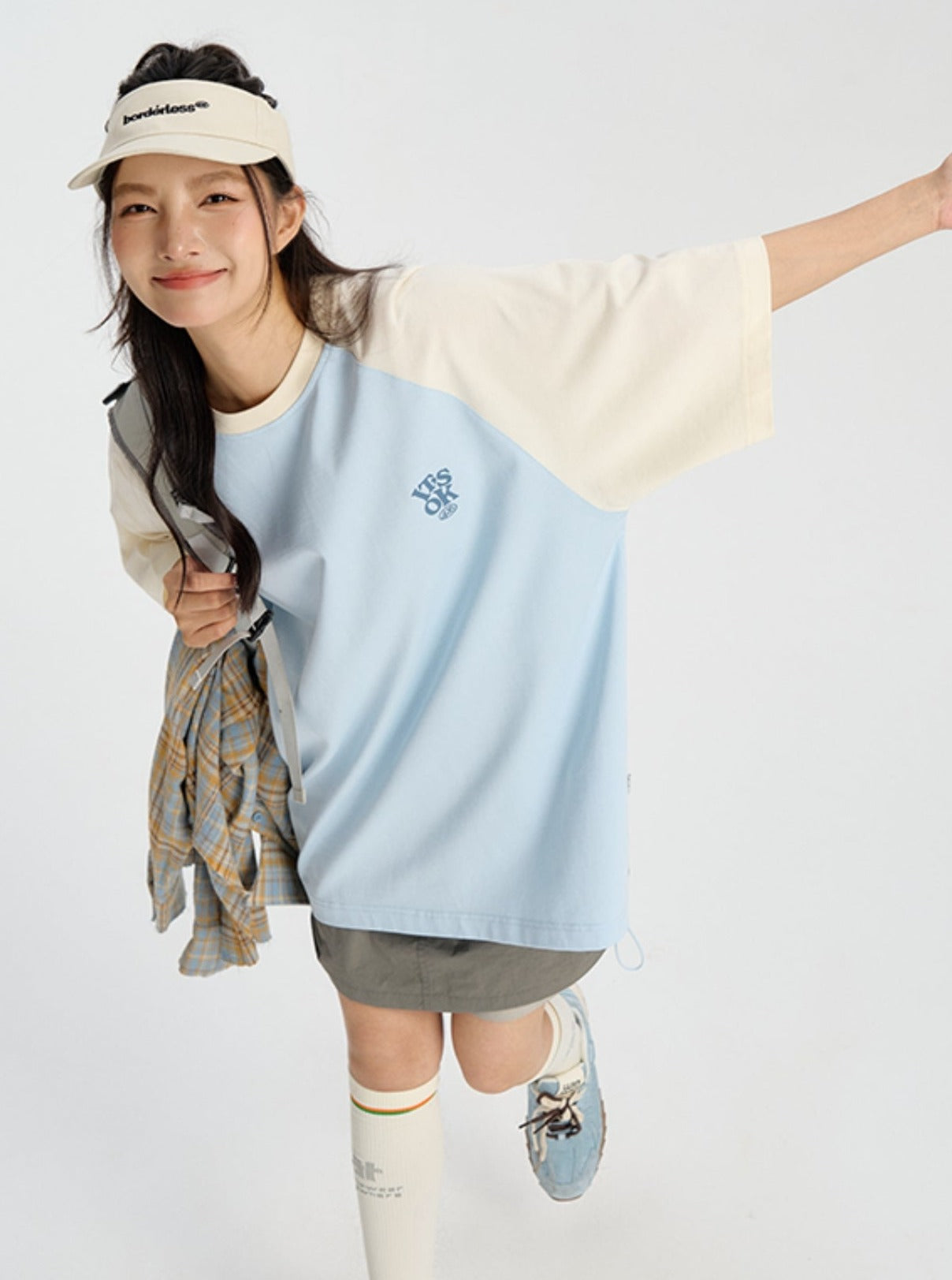 Hip-Hop OK Raglan Sleeve T-Shirt