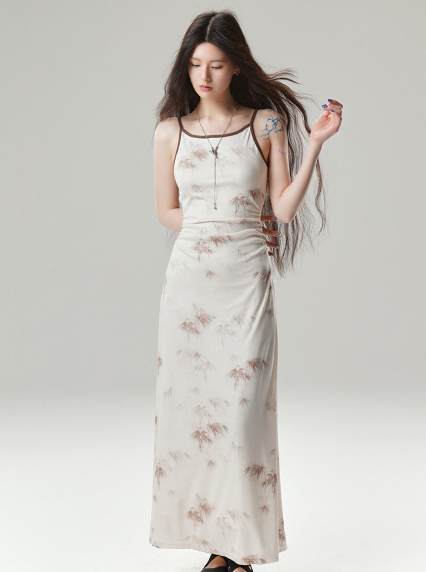 Temperament Suspender Dress