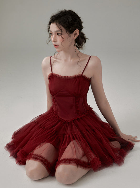 Wind Red A-Line Princess Dress