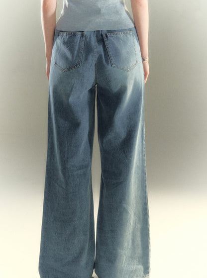 Hot Diamond Wide-Leg Jeans