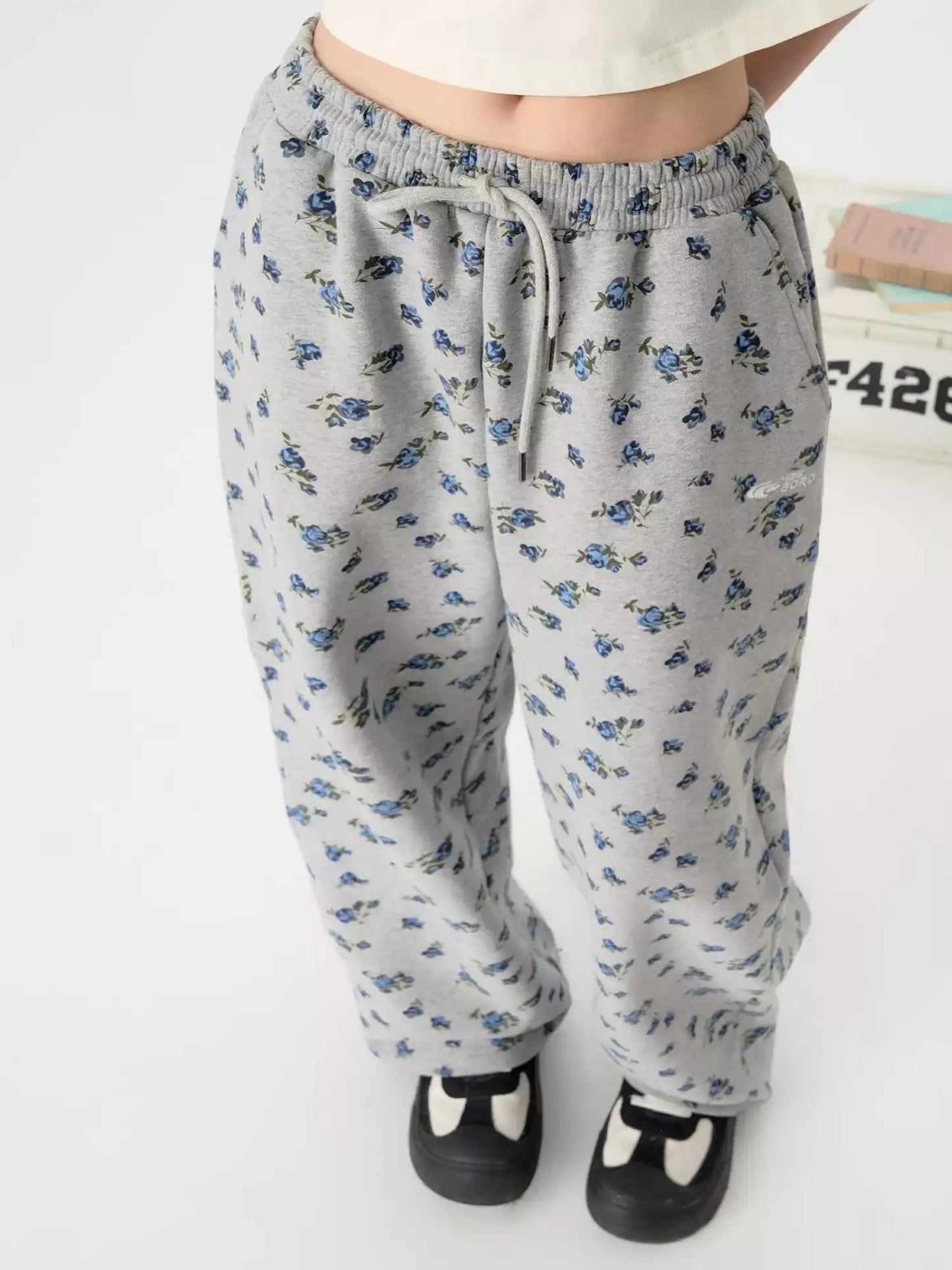 Loose Floral Streetwear Pants