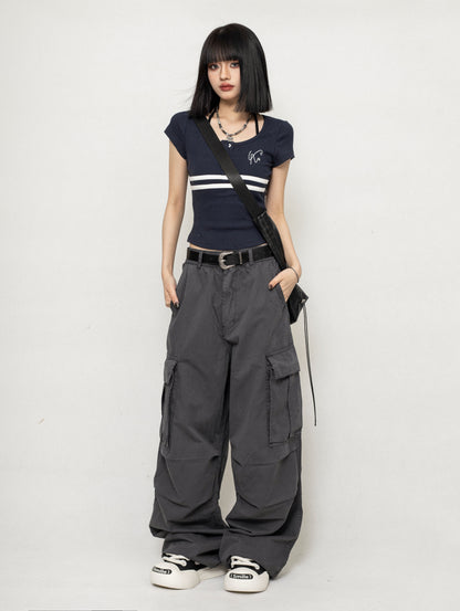 Retro Multi-Pocket Cargo Pants