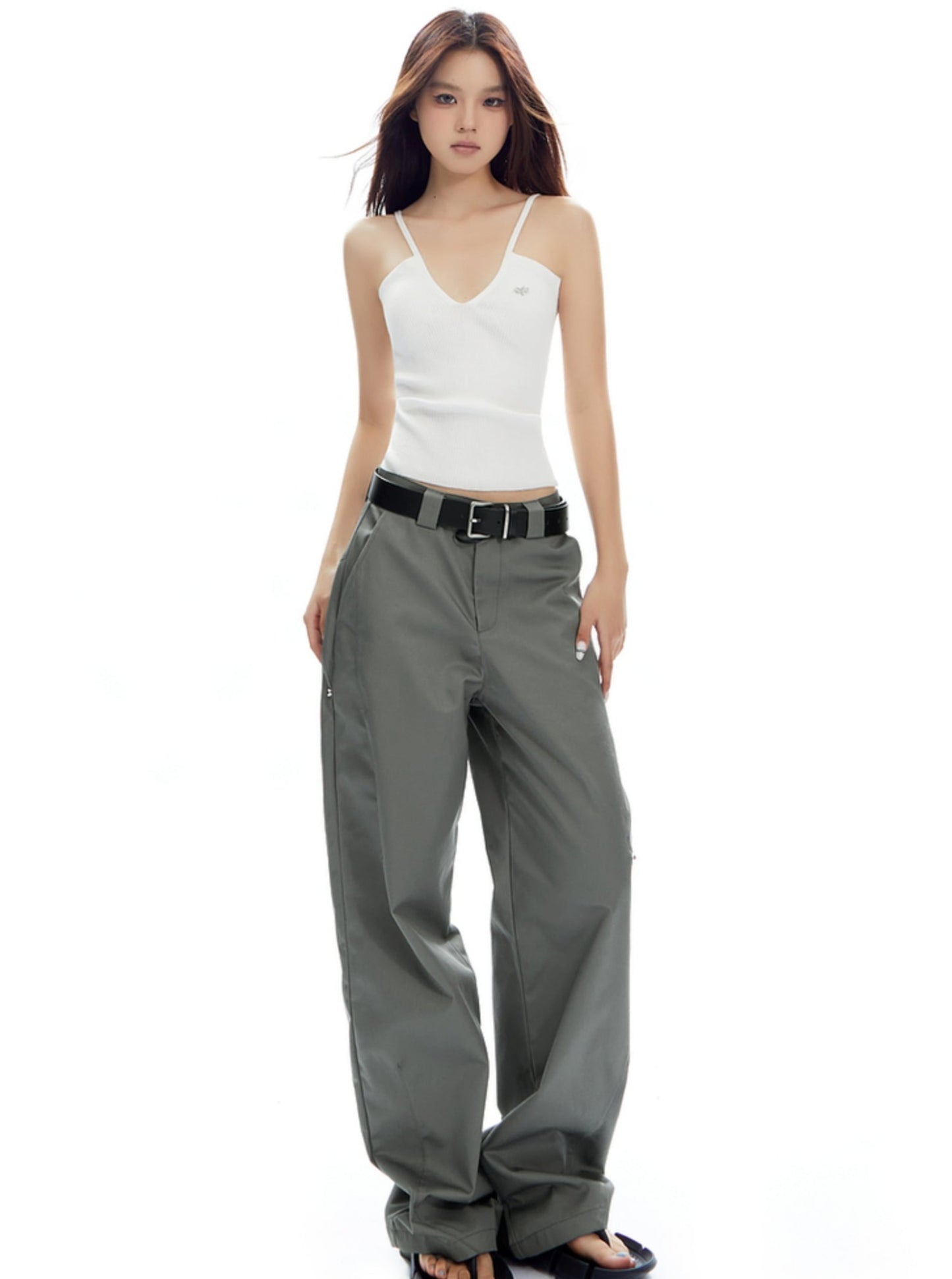 American Retro Low-Rise Cargo Pants