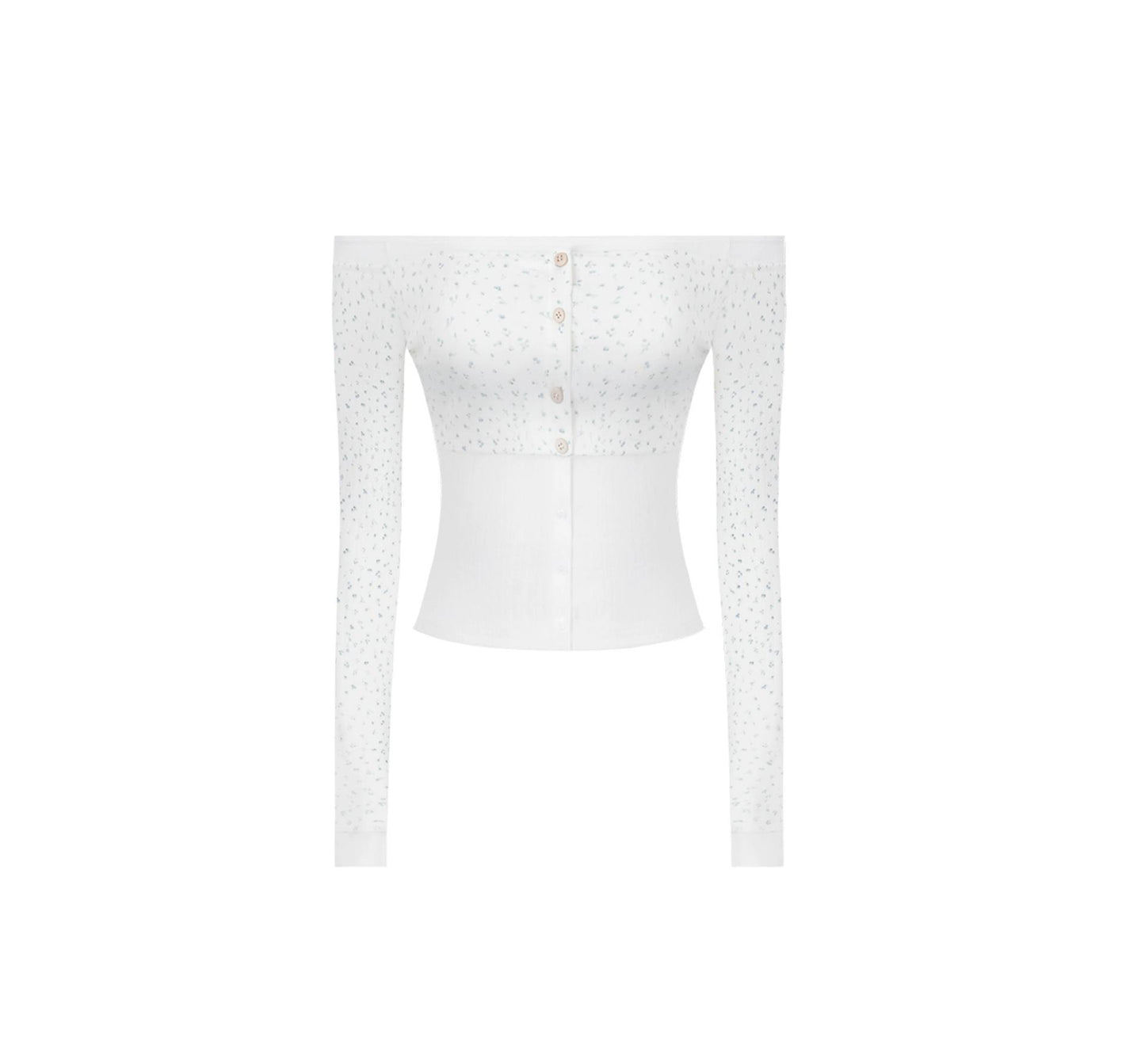 Slim Waist Long Sleeve Top Set-Up