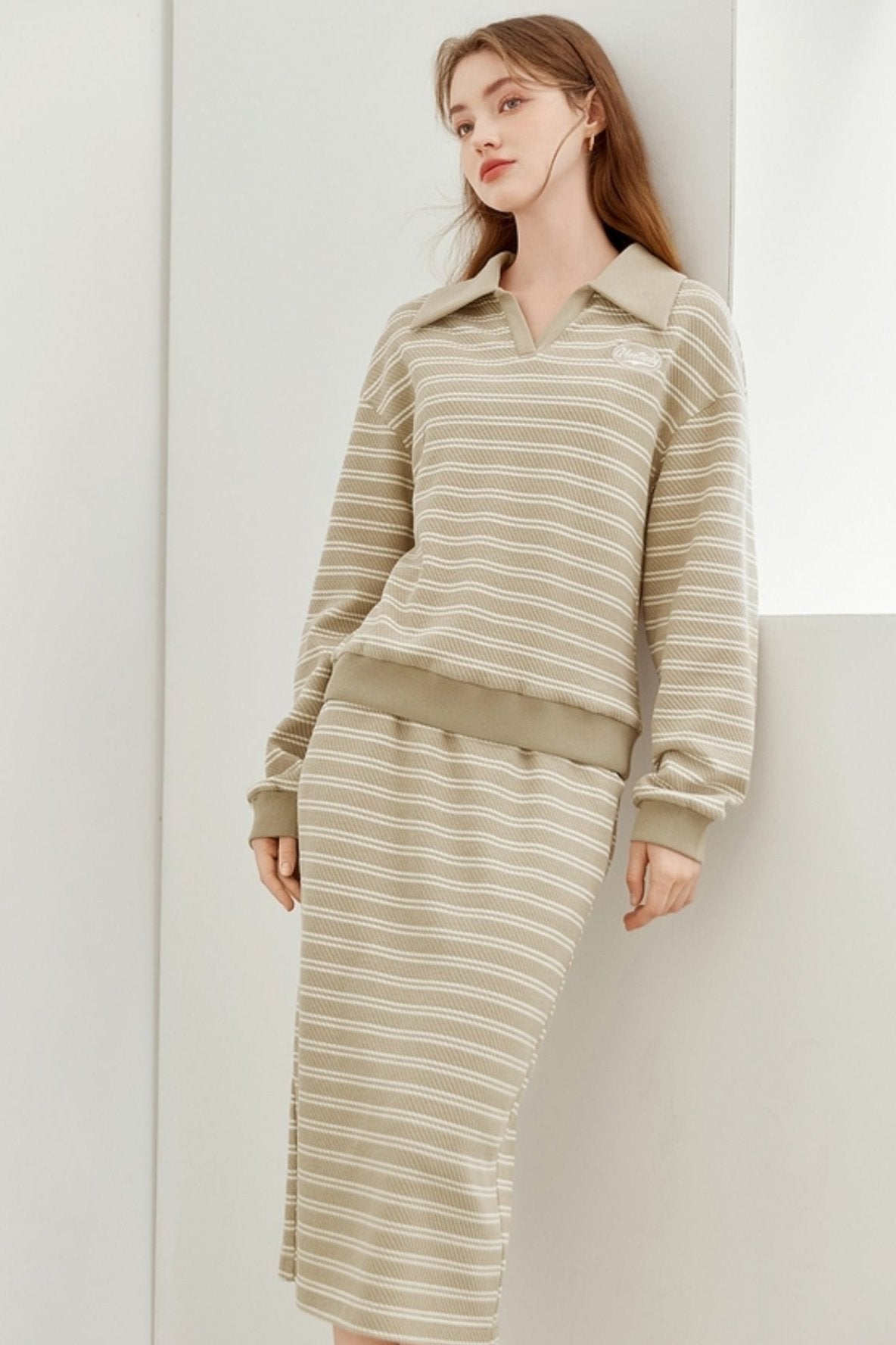 Fashion Casual Wool Knit Sweater Set