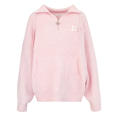 Sculptured Polo Neck Top