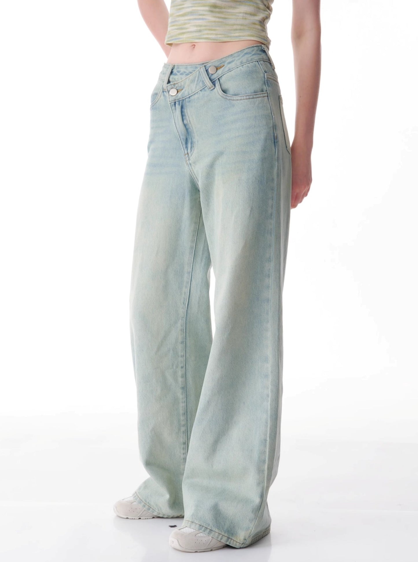 Slim Flared Straight Leg Jeans Pants