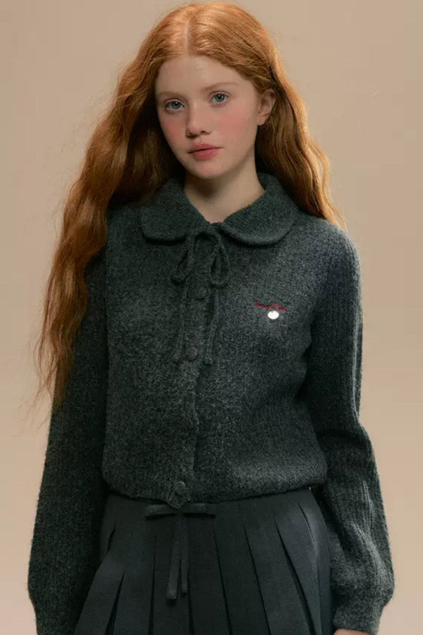 Doll Neck Strickoberteil 