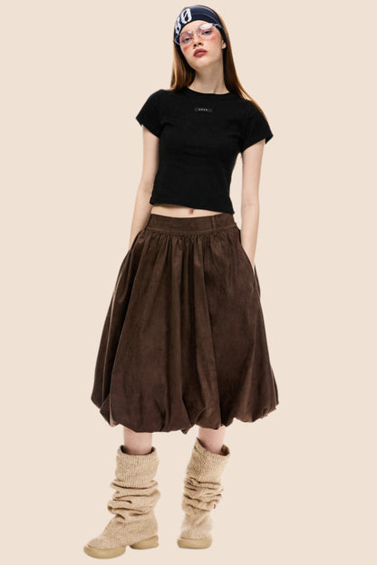 Bubble Midi Skirt
