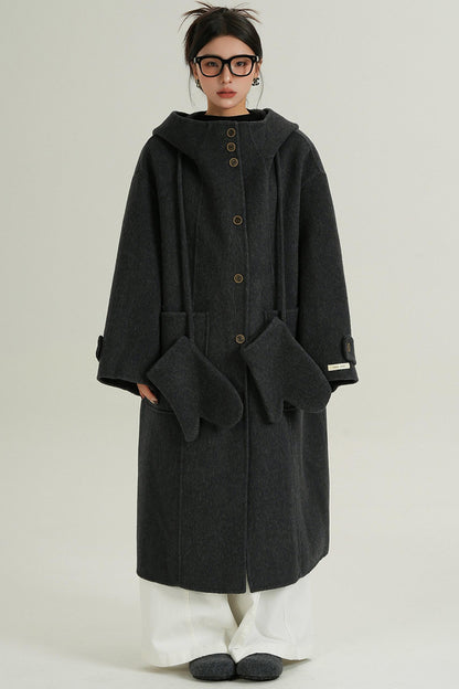 Double-Faced Cape Glove Coat