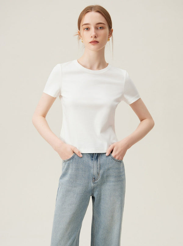 Basic Round Neck Underneath Bottom Top