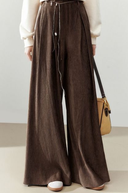 Loose Wide-Leg Mopping Pants