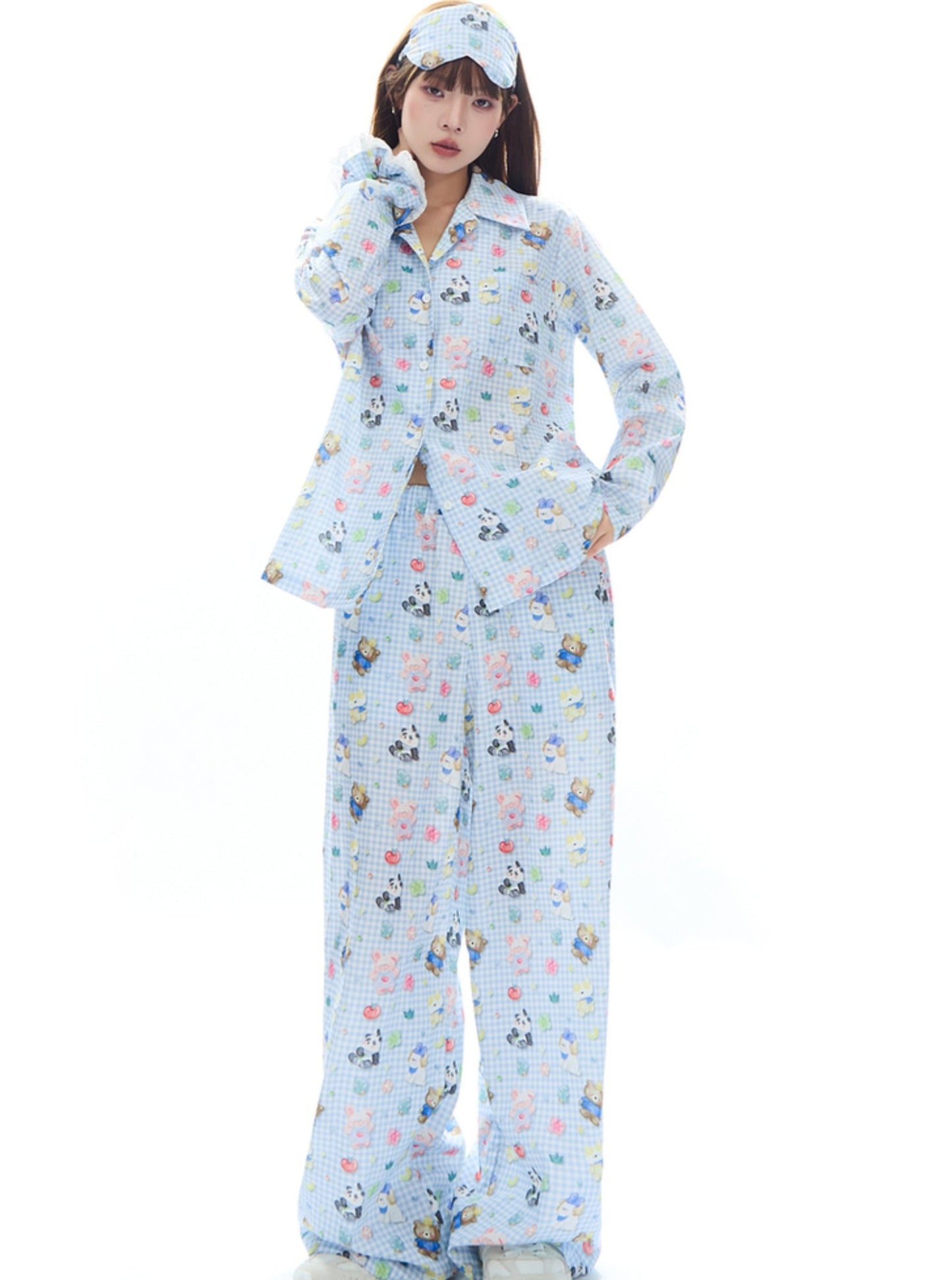 Sleepy Bear Puppy Pajamas Set-Up