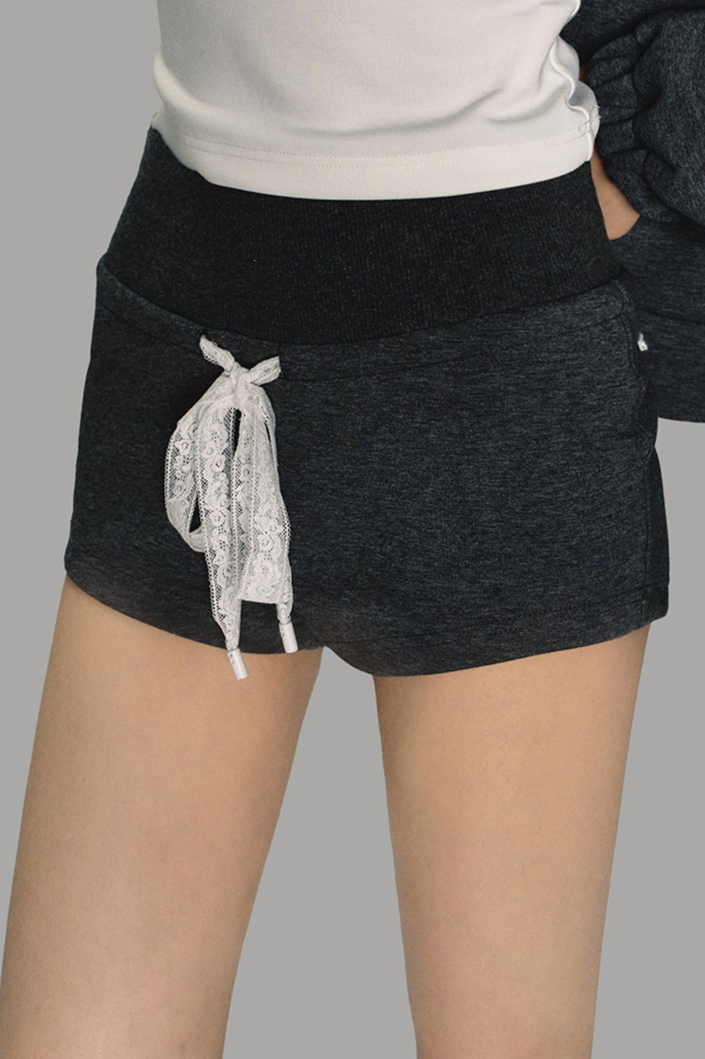 Athletic Sweatshirt Shorts Set-Up