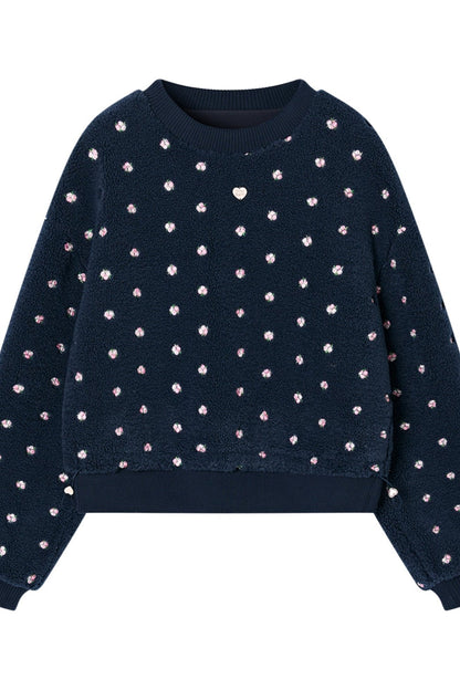 HOLIDAY TIME DROPPED SHOULDER SWEATER