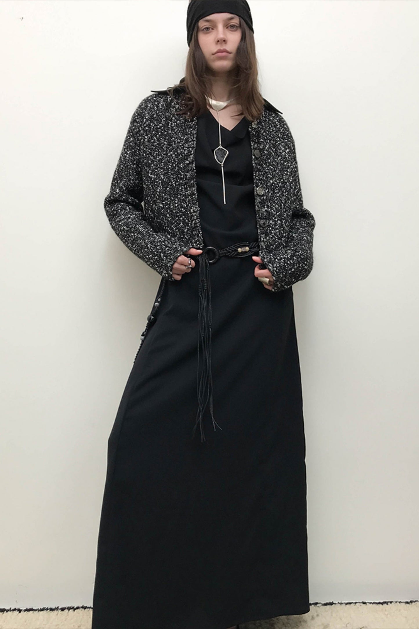 High-end Black Long Dress